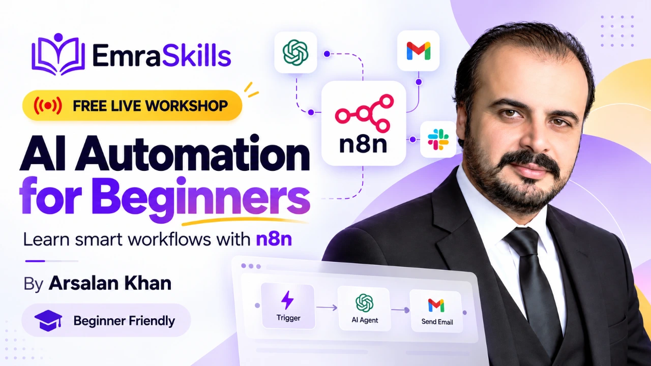 AI Automation for Beginners with n8n course cover