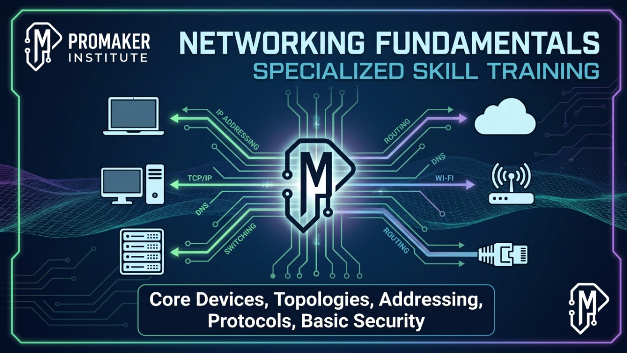 Specialized Skill Training - Networking Fundamentals course cover