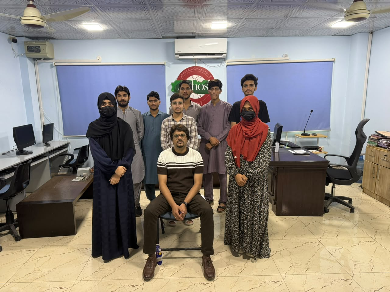 Team and staff with PROMAKER Institute at Aghosh Orphan Care Home in Lahore